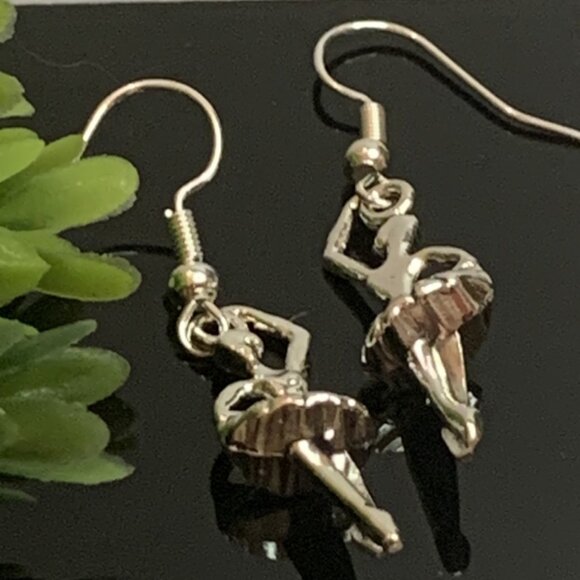 Ballet Dancer Earring, Dancing Earring, Gift Idea, Sports Earring, Dance Jewelry - Picture 3 of 7